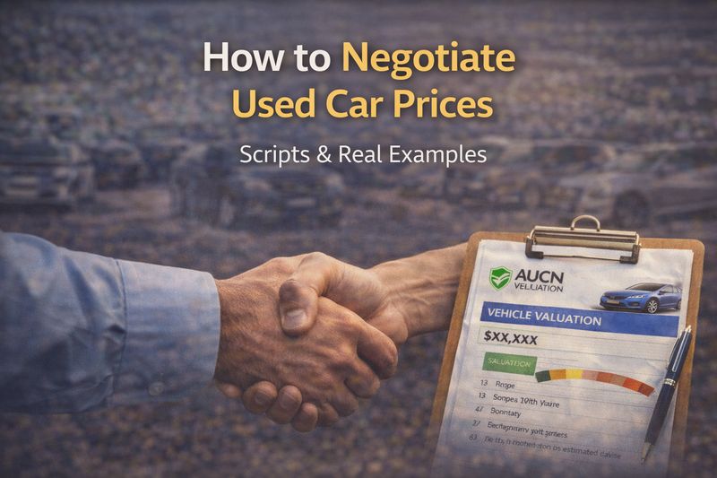 How to Negotiate Used Car Prices (Scripts & Real Examples)