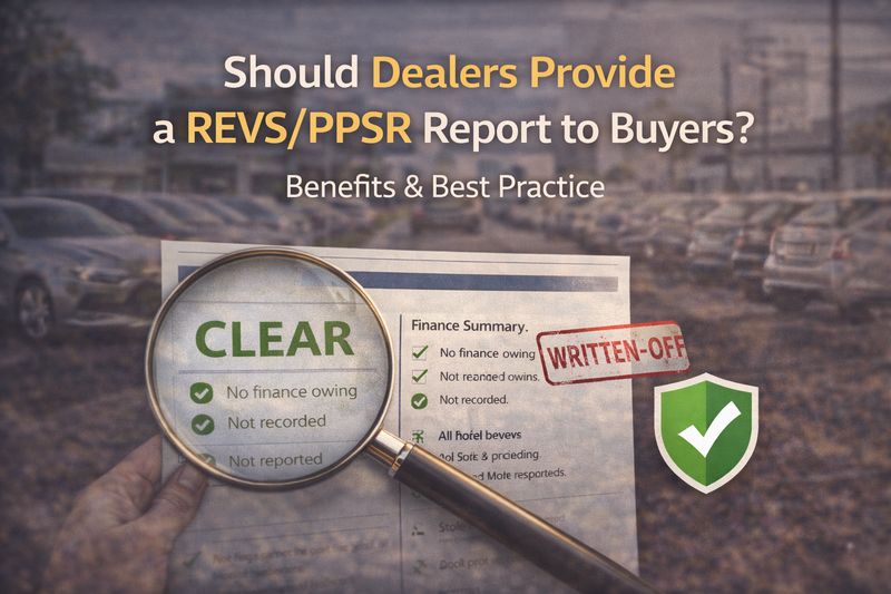 Should Dealers Provide a REVS/PPSR Report to Buyers? Benefits & Best Practice