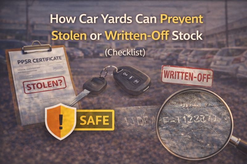 How Car Yards Can Prevent Stolen or Written-Off Stock (Checklist)
