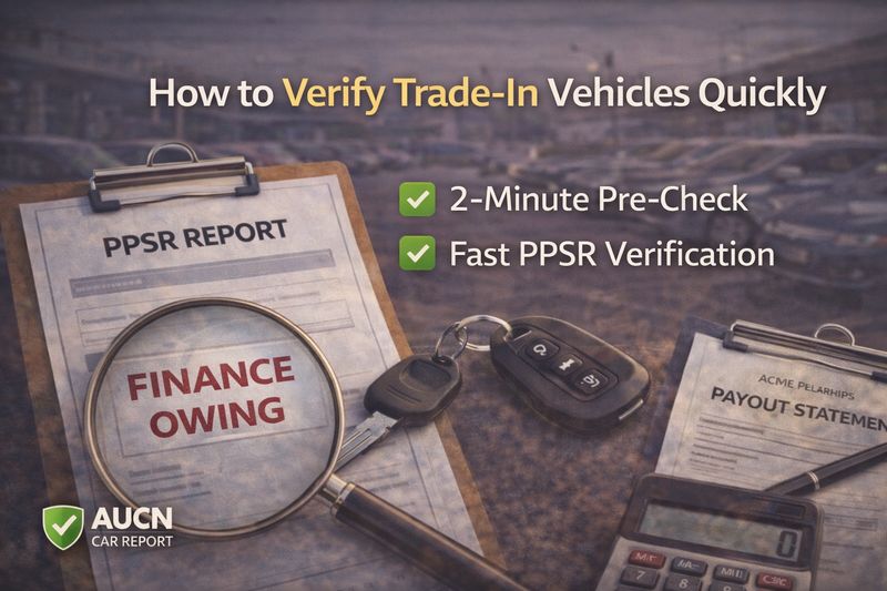 How to Verify Trade-In Vehicles Quickly (Dealer Workflow Guide)