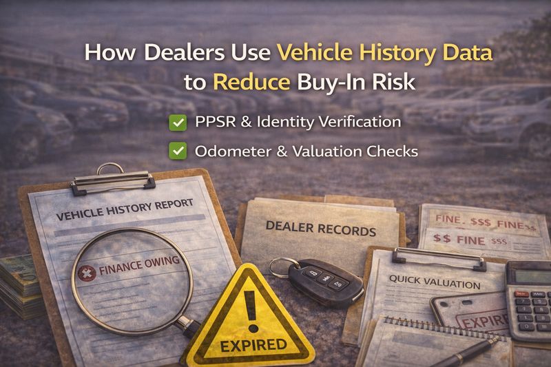 How Dealers Use Vehicle History Data to Reduce Buy-In Risk